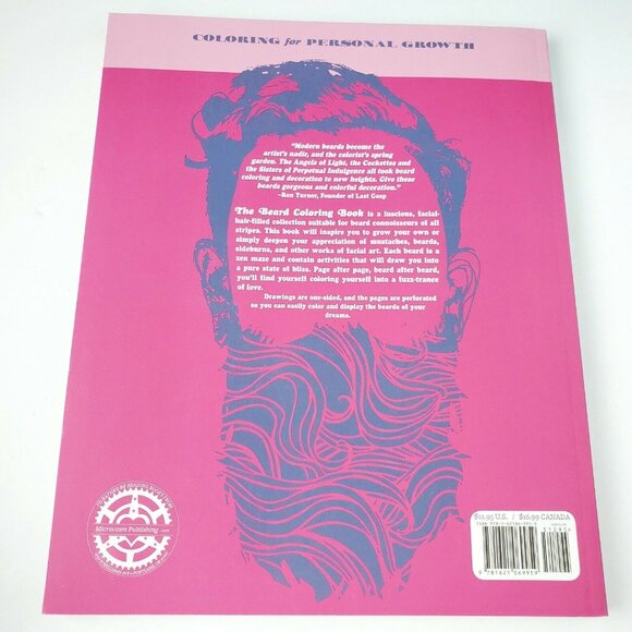 "The Beard Coloring Book", Paperback by Meggyn Pomerleau NEW {J} - Picture 3 of 8